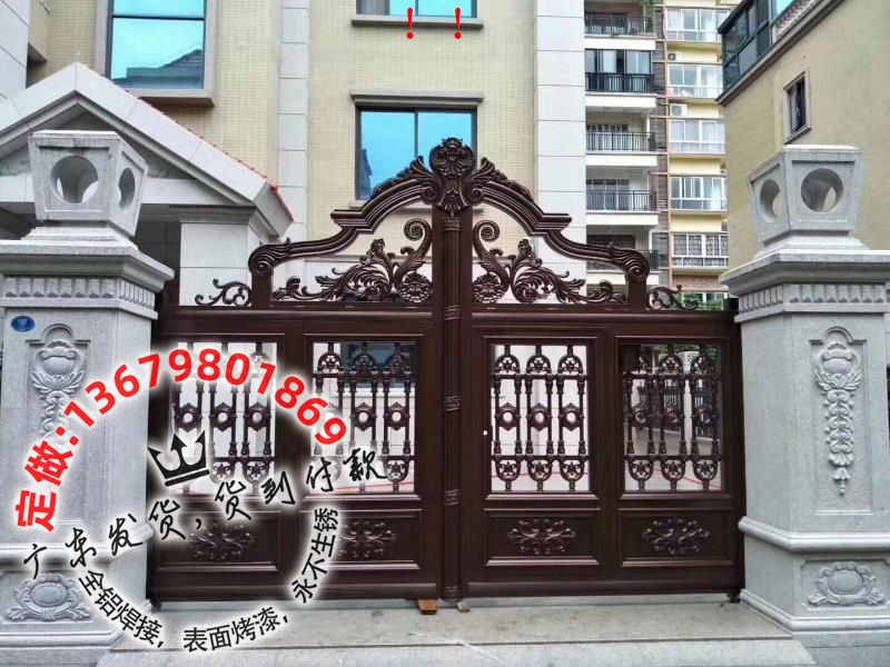 别墅大门，住宅大门，庭院大门，铝艺大门，乡村大门